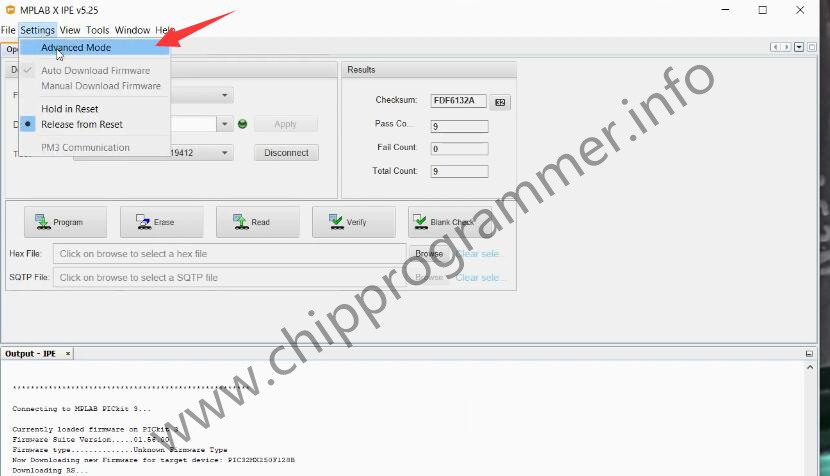 How to Use PICKit3 to Program PIC32MX250F128 Chip (5)