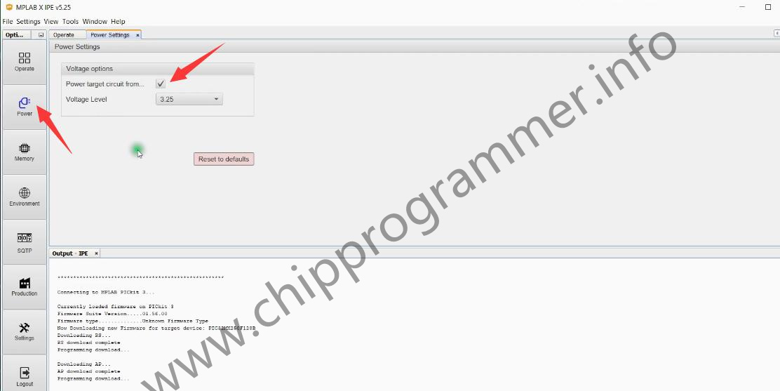 How to Use PICKit3 to Program PIC32MX250F128 Chip (7)