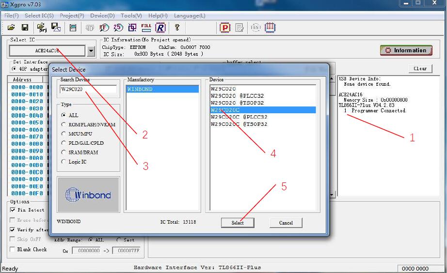 How to Use TL866 IIT56 Programmer Software (1)