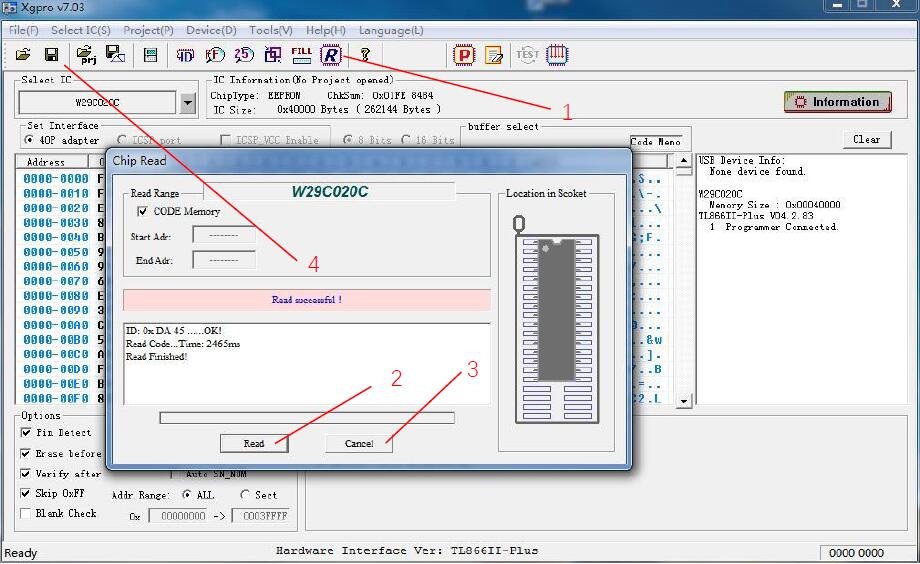 How to Use TL866 IIT56 Programmer Software (2)